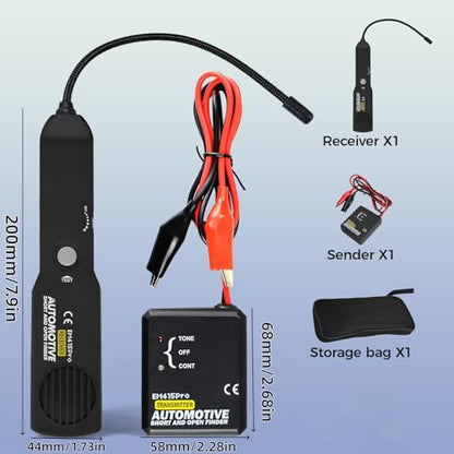 EM415Pro Automotive Wire Tracer Circuit Breaker Finder-Car Broken Wire Detector Tool,DC 6-42V Low-Voltage Auto Circuit Tester for Cars Truck Boat and Low Voltage DC Diagnostics