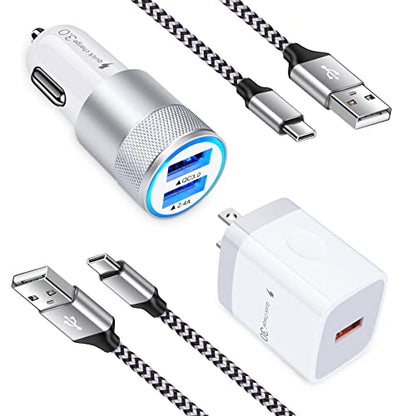 USB C Fast Charger Compatible LG Stylo 4 5 6, LG G5 G6 G7 G8 G8X V20 V30 - color: white