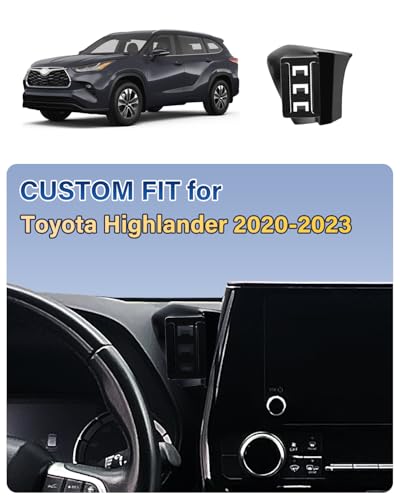 SKYLOTEC Magnetic Phone Holder for Toyota Highlander 4th Gen 2020-2023 - color: Magnetic, size: 2020-2023 Toyota Highlander