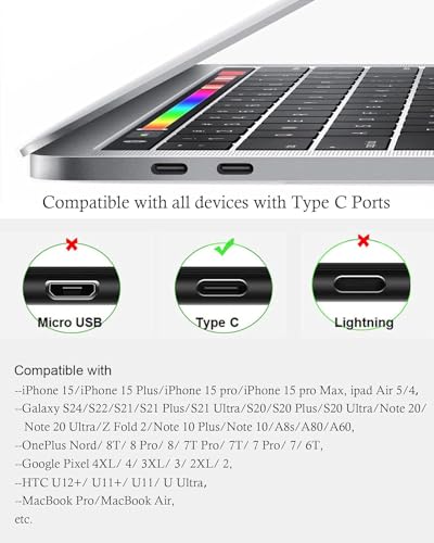 USB C 먼지 플러그 실리콘 소프트 스너글리 먼지 방지 플러그 커버 클리닝 브러시 아이폰 15 삼성 갤럭시 구글 픽셀 맥북 아이패드 스위치 모든 타입 C 포트 장치와 호환 20개 블랙