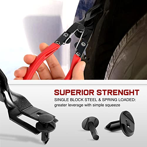 Nilight 3PCS Clip Pliers Set & Fastener Remover Auto Trim Removal Tool Kit - color: 3pcs Fastener Remover
