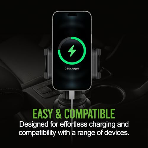 Cellet Car Phone Holder Mount, Car Cup Phone Holder Mount, Compatible with Apple iPhones, Samsung Galaxy, Motorola Moto Google Pixel Smartphones (Fits for Tesla Model 3 Y S X) 6.5-Inch - style: Height - 6.5 in