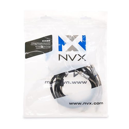 NVX® 6.56 ft (2 Meter) 2-Channel Car Audio RCA Audio Interconnect Cable - size: 2 Channel- 6.5 ft.