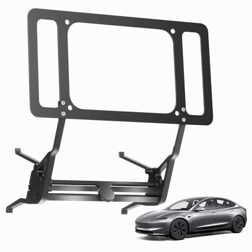 2026 Tesla Model 3 Front License Plate Holder - No Block Camera Visibility, Bumper Paint-Safe & Lockable & No Drill License Plate Mounting Kit with Anti-Theft Features - size: 2026 Model 3 Premium & Standard