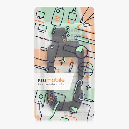 kwmobile Silicone Case for Garmin Alpha 200i / Alpha 300i Case - Protective Cover for GPS Handheld - Anti-Slip Outdoor Sleeve in Black - color: black