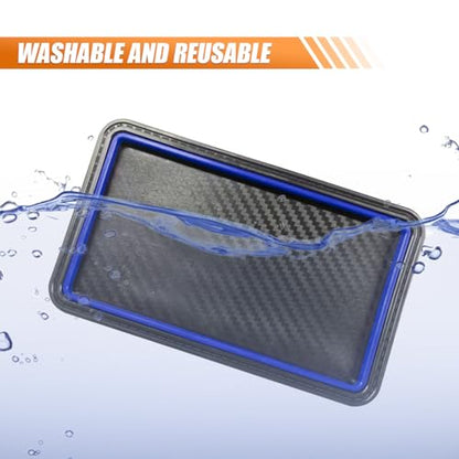 YoRise Car Dashboard Anti-Slip Mat, 7.83" x 4.64" Car Dashboard Mat, Cell Phone Holder Accessories, Non-Slip Adhesive Pad, Dash Sticky Gripping Pad for GPS, Keys, Sunglasses (Blue) - color: Blue