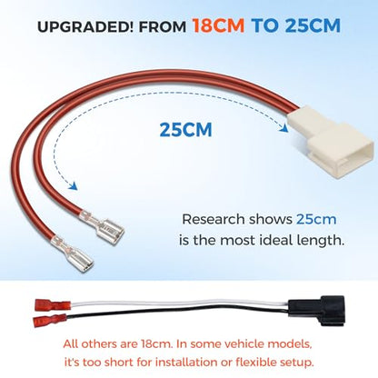 4 Pcs 72-8104 Speaker Harness, Speaker Wiring Harness for Toyota Subaru - style: 72-8104*4pcs