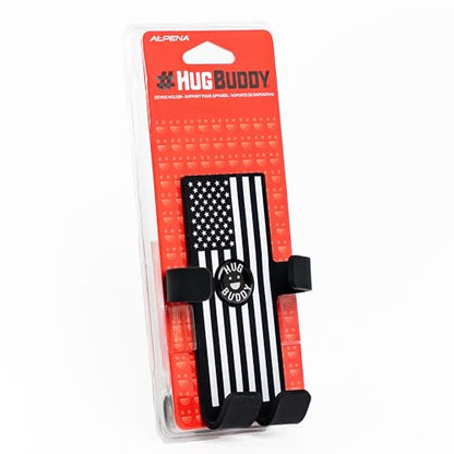 Alpena Hug Buddy Air Vent Universal Car Cell Phone Holder, Adjustable, Mount Compatible with iPhone, Samsung Galaxy, LG, Google, Nexus 5X, and Most Smartphones, American Flag - color: American Flag