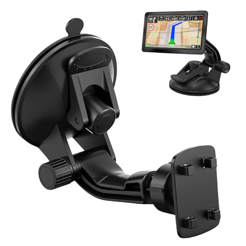 Backup Camera Monitor Mount,Windshield Mount for 4.3"/5" Backup Camera,Rear View Camera Screen Mounting Bracket with Suction Cup,CarPlay Screen Mount Holder,Car Rearview Reverse Cam Window Mount Kit