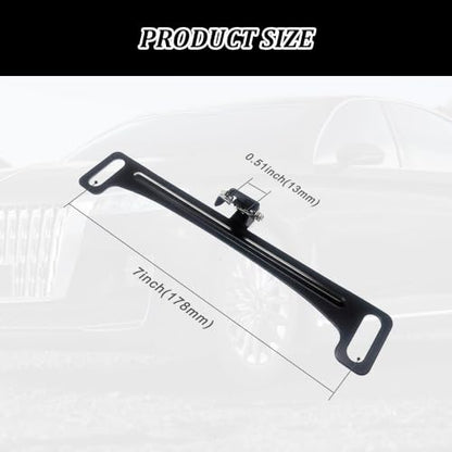 Reverse Rear Camera License Plate Bracket, Backup Camera License Plate Mount, Universal Car Dash Cam Mirror Camera Kit Rearview Camera Mount, Installation Holder for Backup View Camera
