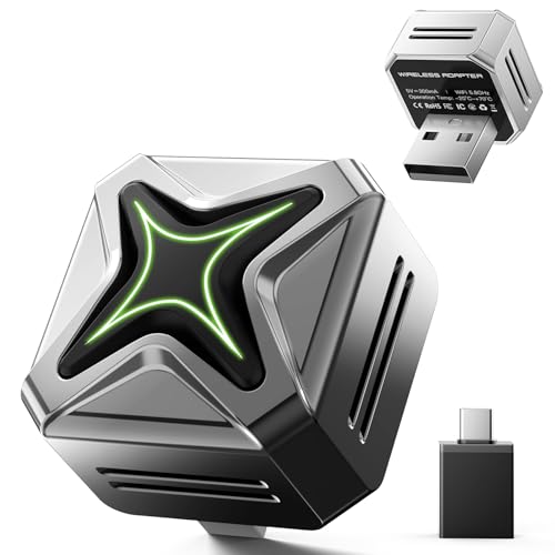 ELRINA Ultra Mini Android Auto & Carplay Wireless Adapter - color: Grenn