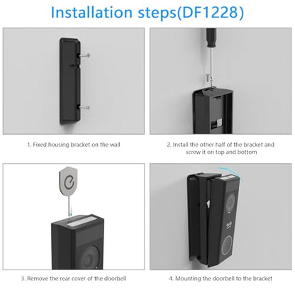 Adjustable 0-35° Angle Mount for eufy Security Video Doorbell E340