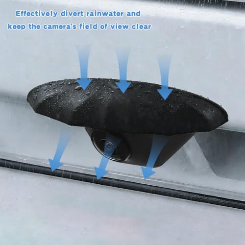 2Pcs Car Rear View Backup Camera Cover, Silicone Car Backup Camera Protective Sticker for Most of Cars, 3.93x0.78x0.78inch