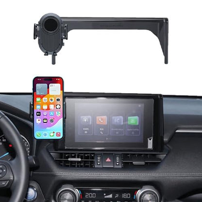 Car Phone Holder for 2019-2025 Toyota RAV4 Accessories,Phone Mount for RAV4 with 8-inch Screen,Hands-Free Dash Mount Cell Phones Holder - size: 19-25 RAV4 8-inch