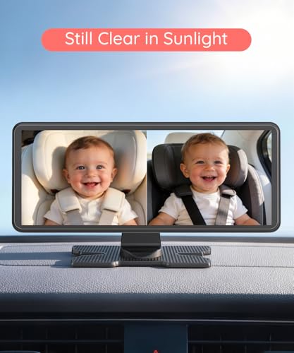 Anti-Glare Screen Protector Film Only for BV3 Orange Baby Car Monitor Display (Glossy/Mirror-Finish Screen Version), Full Coverage HD Clarity, Accessory Only