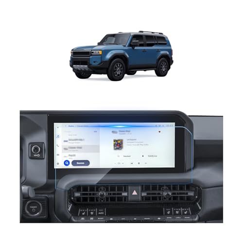 SKTU 2024 2025 2026 2027 Land Cruiser Screen Protector 12.3 Inch for 2024-2027 Toyota Land Cruiser (Land Cruiser/First Edition) 12.3-Inch Navigation 2024 2025 2026 2027 Land Cruiser Accessories Screen Protective Film Tempered Glass [9H Hardness, Ultra HD,