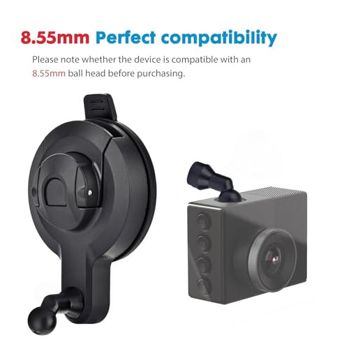 The Universal Car Dash Cam Suction Cup Holder is Compatible with Garmin Mini/Mini 2/Min 3 30 35 45 46 55 56 65W 66W 67W X110 X210 X310/Speak Plus.
