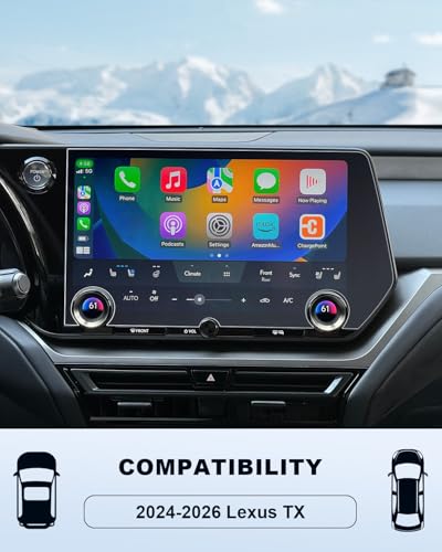 2023-2025 2026 Lexus RZ Screen Protector - For RZ 300e & 450e (Base/Premium/Luxury) 14 Inch Touchscreen, 2023 2024 2025 2026 RZ 300e/450e Accessories Navigation 9H Tempered Glass Anti-Fingerprints HD Cover