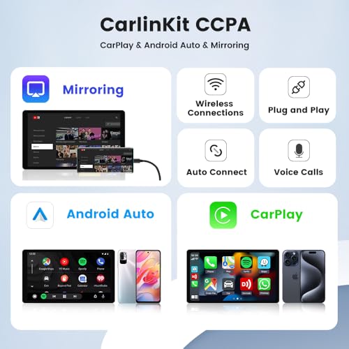 Carlinkit CCPA Wireless CarPlay Adapter for Android Head Unit Only