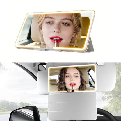 Upgraded Car Sun Visor Mirror Vanity as Gifts for Women Girl Men Makeup