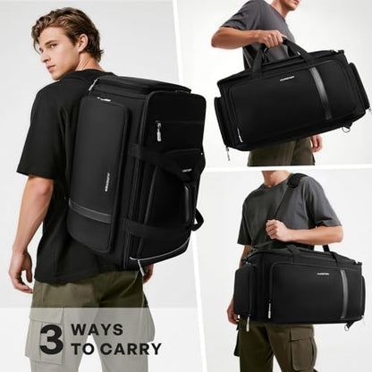 Large DJ Cable Organizer Bag, Padded Gig Bag with 8 Detachable Divider, Travel DJ Mixer Backpack for Musicians, Professional Multi-Pocket for 17" Laptop, Microphone, Cord, Headset & Music Accessories