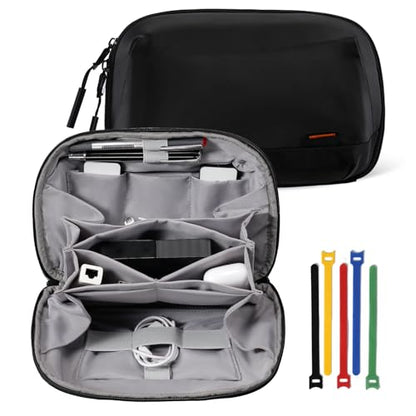 OrgaWise Electronics Travel Organizer, Multi-Layer Tech Case (Pouch-Black, 5.3, Liters) - color: Pouch-Black