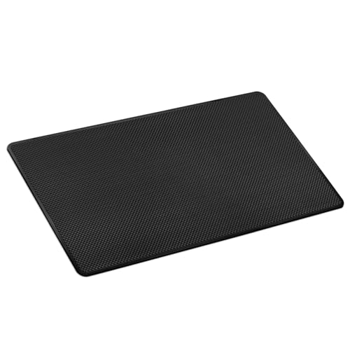 Car Dashboard Non Slip Mat, Car Dashboard Mat, Universal PVC Sticky Adhesive Pad, Auto Accessories Multifunctional Auto Grip Mat for Phones Sunglasses Keys Electronic Devices (Grid) - color: Grid
