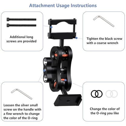 Dash Cam Mount,Aluminum Rearview Mirror Mounting Bracket Kit