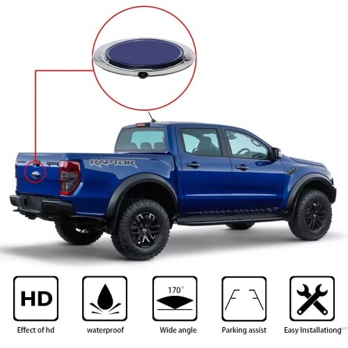Aftermarket Emblem Backup Camera for F150/F250/F350/F450/F550(2004-2016)RCA