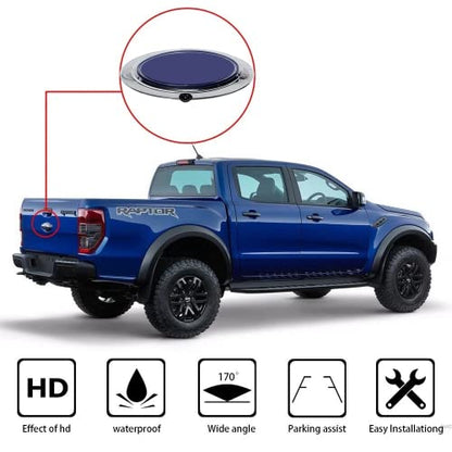 Aftermarket Emblem Backup Camera for F150/F250/F350/F450/F550(2004-2016)RCA