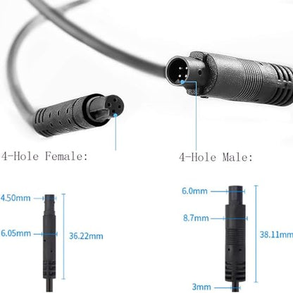 4 PCS Rock Light Extension Wire,4 Pin LED Extension Cable,Neon Accent Kits RGB LED Light Extension Cable for Trucks Motorcycle Car ATV Strip Rock Lights (4 PCS 40 Inch) - size: 4 PCS 40 Inch