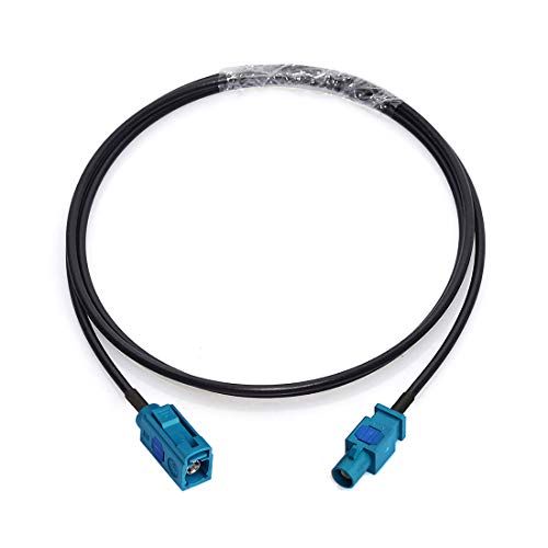 Bingfu Fakra Z Female to Male Vehicle Antenna Extension Cable 1m 3 feet for Car Stereo Android Head Unit GPS Navigation FM AM Radio Sirius XM Satellite Radio 4G LTE TEL Telematics Bluetooth Module - size: 3.28ft / 1m