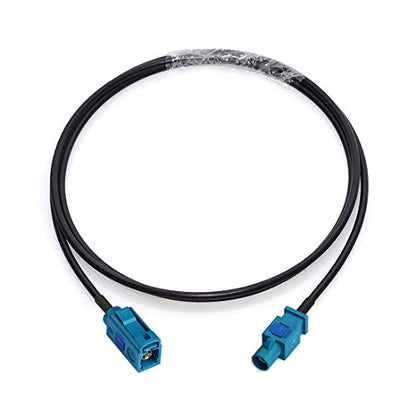 Bingfu Fakra Z Female to Male Vehicle Antenna Extension Cable 1m 3 feet for Car Stereo Android Head Unit GPS Navigation FM AM Radio Sirius XM Satellite Radio 4G LTE TEL Telematics Bluetooth Module - size: 3.28ft / 1m