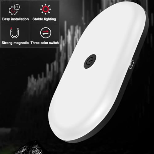 Car Roof Light Wireless LED Reading Light Rechargeable Interior Dome Lamp