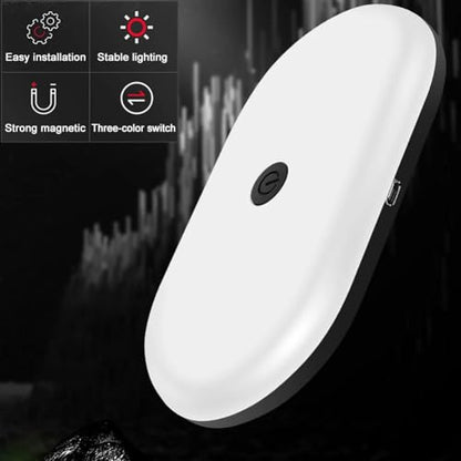Car Roof Light Wireless LED Reading Light Rechargeable Interior Dome Lamp