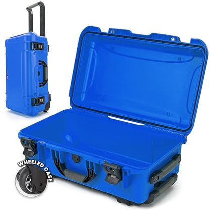 NANUK 935 Hard Case – Waterproof Equipment Case with Wheels, 22” x 14” x 9” – Dustproof and Impact Resistant, Airline Carry-On Approved - Blue - color: Blue, style: Empty