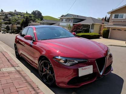 iJDMTOY Tow Hook License Plate Mounting Kit for Alfa Romeo Giulia