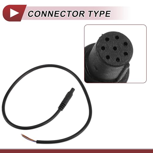 for Monitor and Backup Reverse Rear View Parking Camera Video Cable Extension Backup Camera 8Pin Female Video Cable 0.5m/1.64ft Black Plastic,Metal - size: 0.5m/1.64ft, style: 8Pin