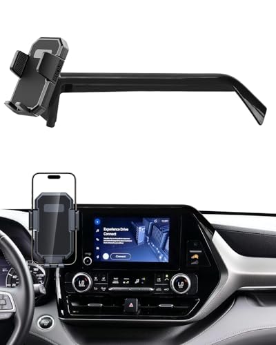 Car Phone Mount for 2020-2026 Toyota Highlander 8-inch Screen Accessories - color: Auto Lock, size: Highlander 2020-2026 (8 inch)