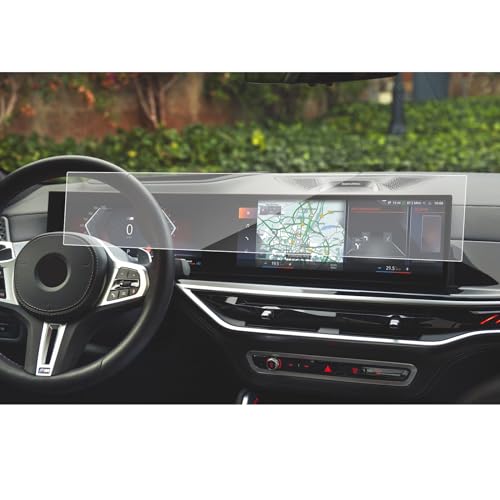 SXCY Fit for 2024 2025 2026 BMW X5/X6/X7 Screen Protector [14.9 In+12.3 In]