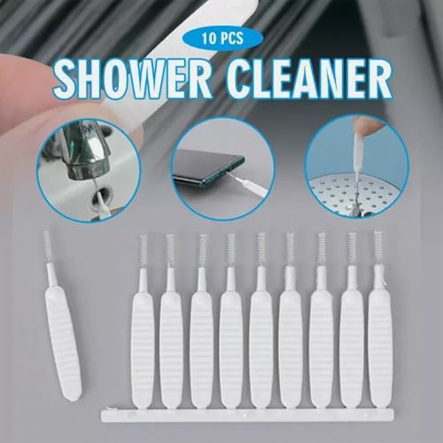 Cleaning Brush Set 10-Pack - Mini Brushes for Phone Charging Port, Speaker & Receiver, Anti-Clogging Tool for iPhone, iPad, AirPods, Tablet & Camera Lens - color: 10 Pcs White