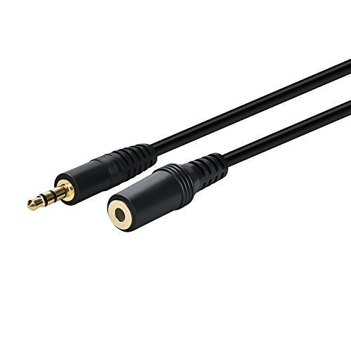 3.5mm Stereo Male to Female Extension Audio Cable Cord (15 Feet) - size: 15 Feet