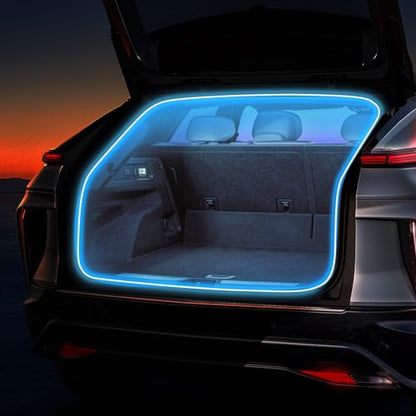HOLDCY Car Trunk Cargo LED Strip Light, 12V Ice Blue 7000K, 118.11in - color: Ice Blue/7000K, size: 118.11 inches