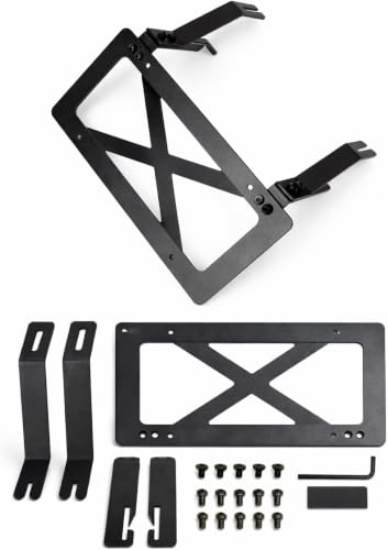 No Drill Front License Plate Mount for Tesla Model X 2016-2020, Premium Front License Plate Holder Bracket, Camera-Safe License Plate Frame, Tesla Model X Accessories【for 2016-2020 Tesla Model X】