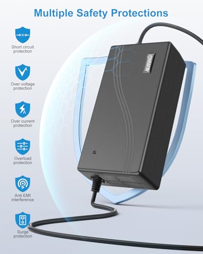 ALITOVE AC to DC Converter 110V to 12V 20.8A 250W(Pro Max) Car Plug to Wall Plug Adapter 120V AC to DC 12 Volt 20A 15A 10A Power Supply Adapter for Car Refrigerator Tire Inflator Vacuum Cleaner - size: 20A(250W Pro Max)