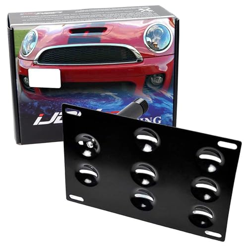 iJDMTOY Tow Hook License Plate Mounting Kit for MINI Cooper Gen1 Gen2