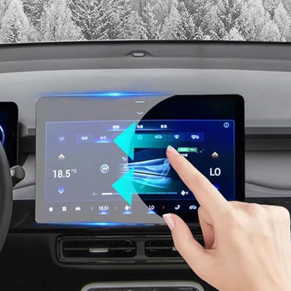 Car Screen Protector, Anti Fingerprint Dash Protector 9 Inch Tempered Glass Film for Daily Commute Road Trips Family SUV Truck Drivers - size: 9 Inch