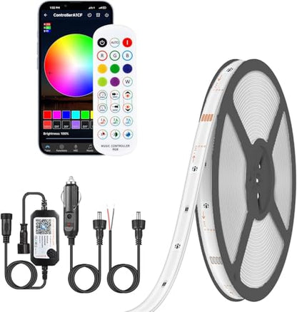 보트 LED 조명 10m(33피트), 12V RGB 방수 폰툰 보트 조명 외부 - size: 33FT
