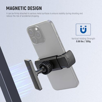 NEEWER Magnetic Phone Holder Mount Stand, Home Gym Workout Forklift Decor Stuff Essential Accessories Gear Compatible with iPhone Android Samsung for Women Men Girl Boy Video Recording, PA119