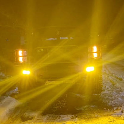 Nilight 4 Inch Amber LED Light Pods 2 PCS 60 W - color: Amber Led Pods